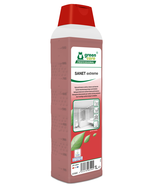 SANET Extreme - Hochwirksamer Reiniger, Entkalker und Ablagerungslöser - 1 l